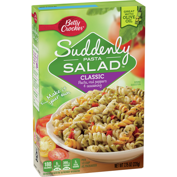 Instant Foods Betty Crocker Suddenly Pasta Salad, Classic hero