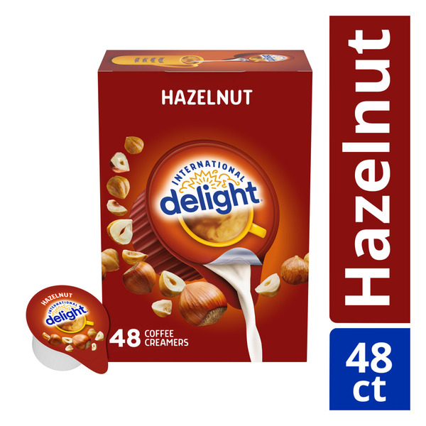 Coffee International Delight Hazelnut Coffee Creamer Singles hero