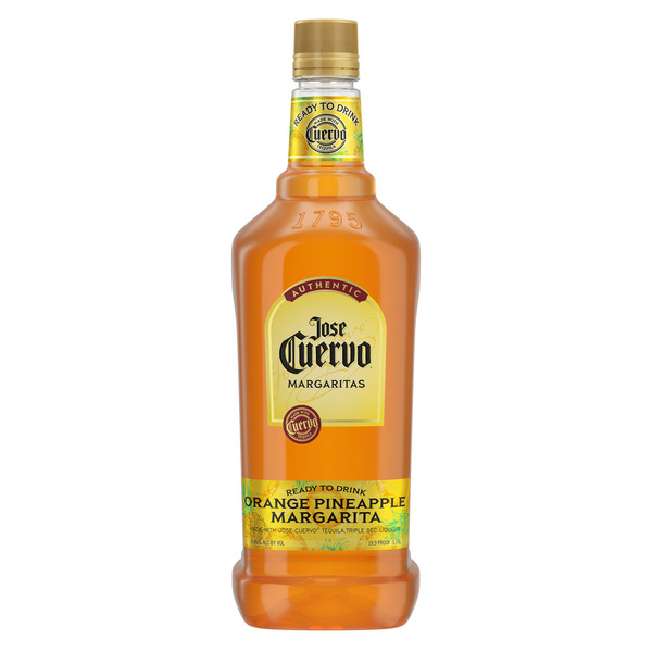 Spirits Jose Cuervo Authentic Margarita Orange Pineapple Cocktail hero