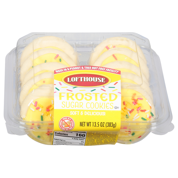 Bakery Desserts Lofthouse Yellow Frosted Cookies hero