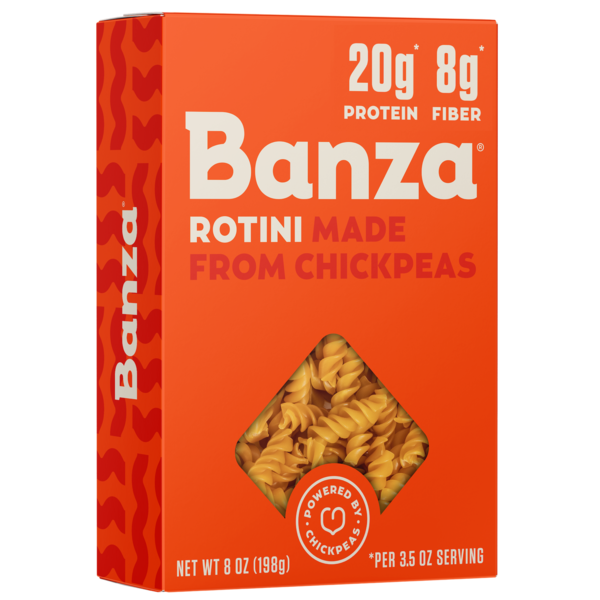 Dry Pasta Banza Rotini Pasta - Gluten Free, High Protein, Lower Carb hero