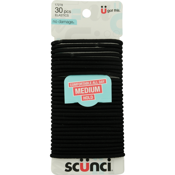 Hair Care scünci Elastics, Medium Hold hero