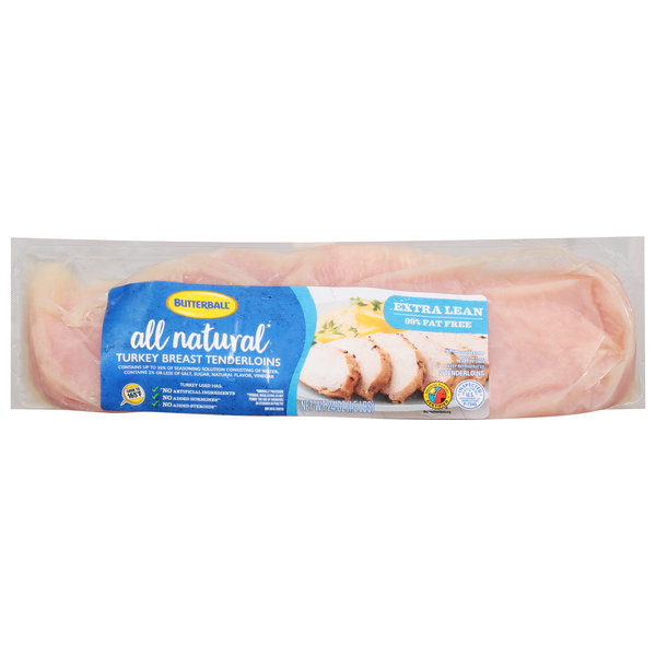 Lunch Meat Butterball All Natural Extra Lean Turkey Breast Tenderloins hero