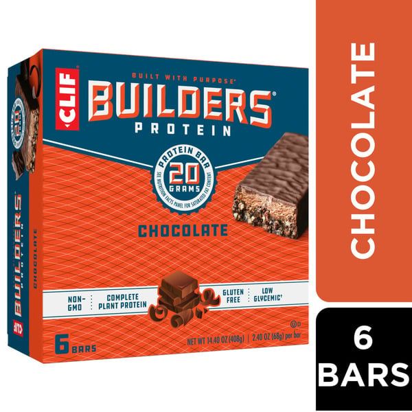 Energy & Granola Bars Builders Chocolate Flavor Plant Based Protein Bar hero