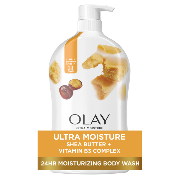 Body Lotions & Soap Olay Ultra Moisture Body Wash with Shea Butter, 33 FL OZ hero