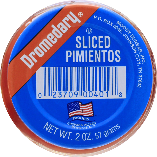 Canned & Jarred Vegetables Dromedary Pimientos, Sliced hero