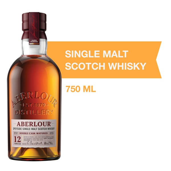 Whiskey Aberlour 12 Year Old Single Malt Scotch hero