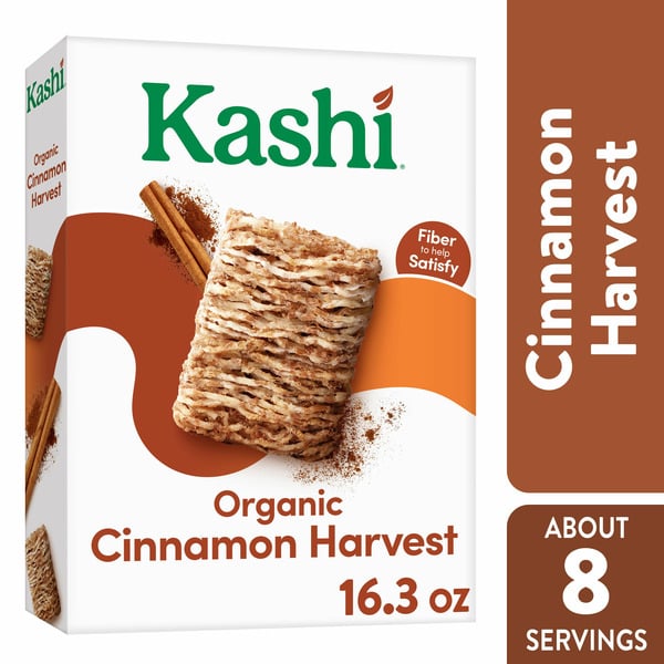 Cereal Kashi Breakfast Cereal, Fiber Cereal, Family Breakfast, Cinnamon Harvest hero