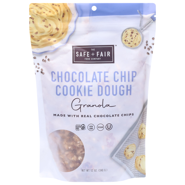 Cereal The Safe + Fair Food Company Granola, Chocolate Chip Cookie Dough hero