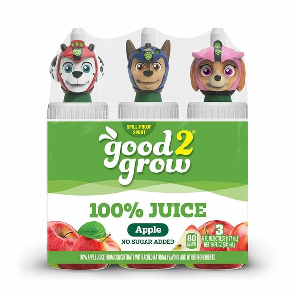 Fruit & Veggie Juice good2grow 100% Apple Juice Character Tops Vary hero