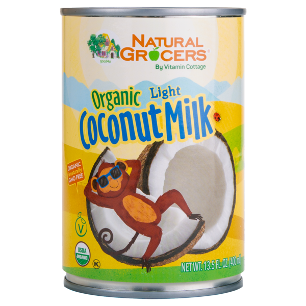 Soy & Lactose-Free Natural Grocers Organic Lite Coconut Milk hero