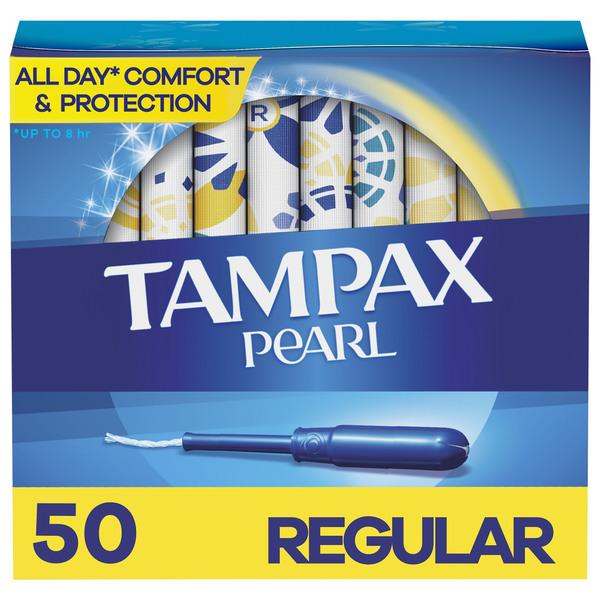 Feminine Care TAMPAX Pearl Tampons, Regular hero