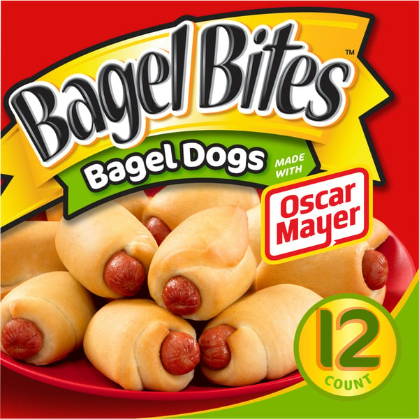 Frozen Appetizers & Sides Bagel Bites Bagel Dogs with Oscar Mayer Frozen Food Snacks hero