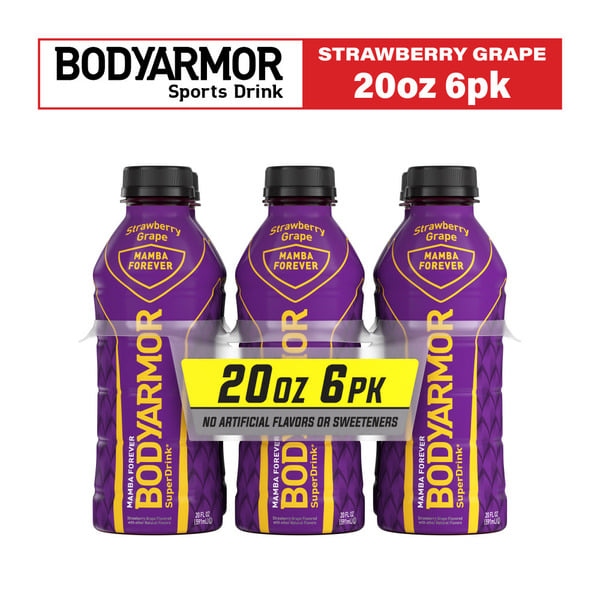 Energy & Sports Drinks BODYARMOR SuperDrink Strawberry Grape Electrolyte Sports Hydration Drinks hero