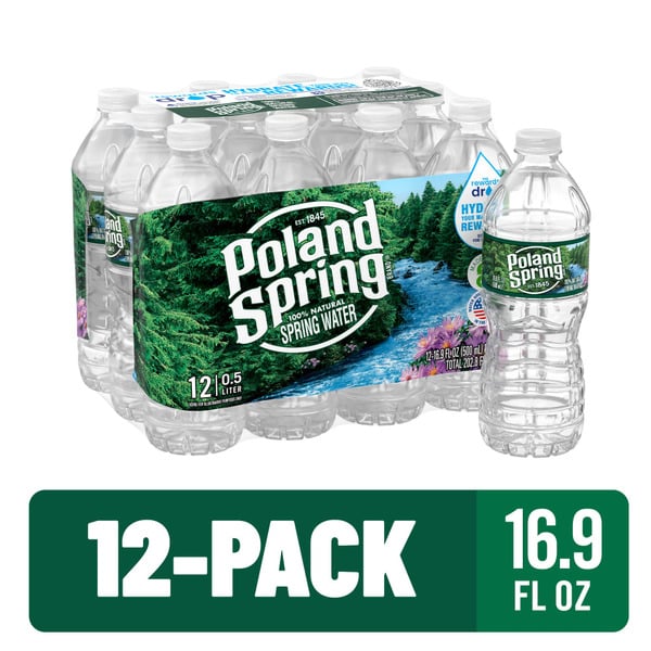 Water Poland spring 100% Natural Spring Water hero