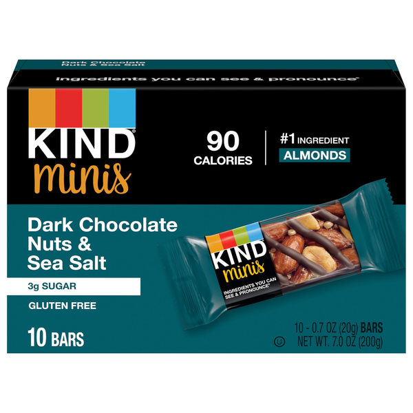 Candy & Chocolate KIND Mini Dark Chocolate Nuts & Sea Salt hero