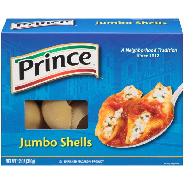 Dry Pasta Prince Jumbo Shells hero