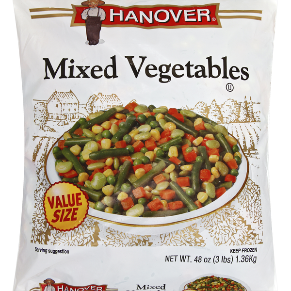 Frozen Produce Hanover Vegetables, Mixed, Value Size hero