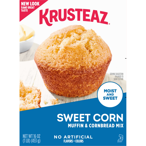 Doughs, Gelatins & Bake Mixes Krusteaz Sweet Corn Muffin & Cornbread Mix hero