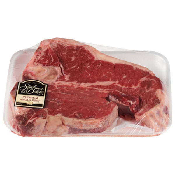 Packaged Meat Stockman & Dakota Choice Bone in Beef T-Bone Steak hero