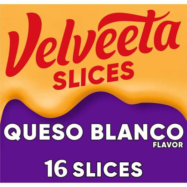 Packaged Cheese VELVEETA Queso Blanco Flavored Cheese hero