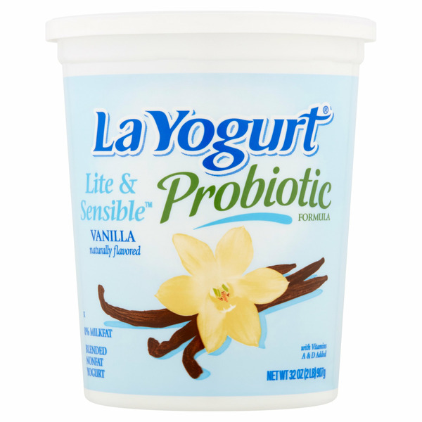 Yogurt La Yogurt Lite & Sensible Probiotic Vanilla Blended Nonfat Yogurt hero