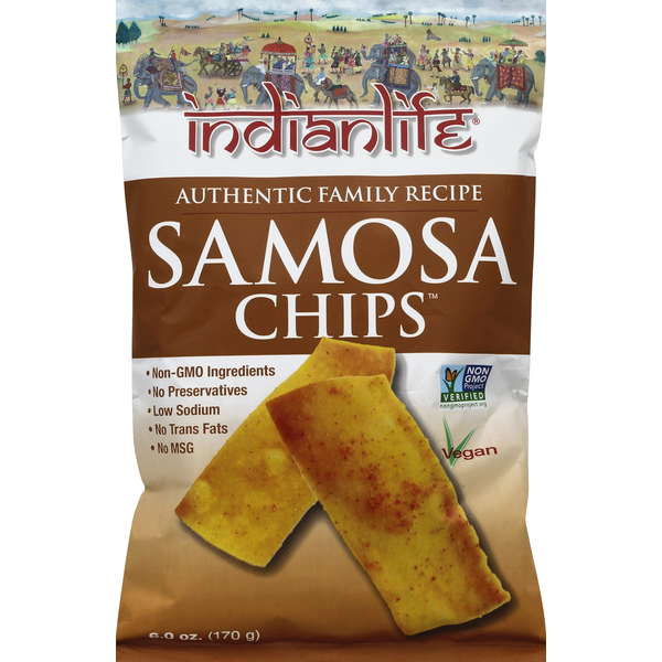 Chips & Pretzels Indianlife Samosa Chips hero