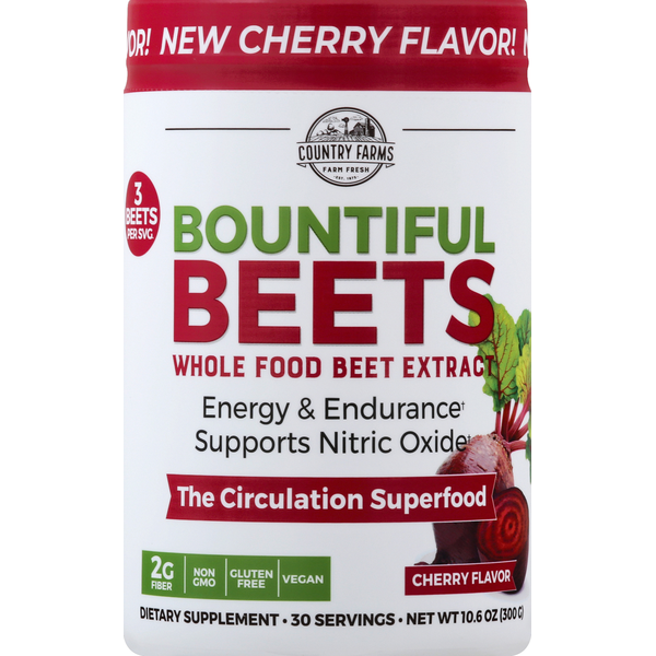 Supplements Country Farms Bountiful Beets, Cherry Flavor hero