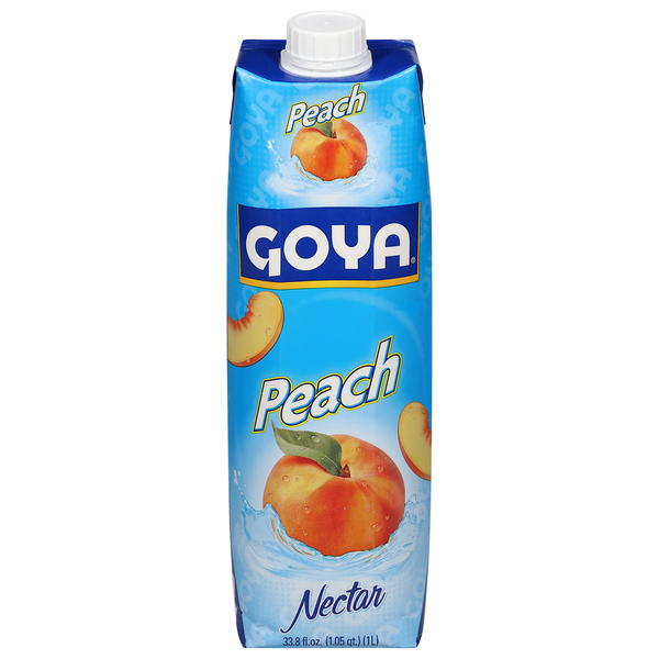 Juice & Nectar (Shelf-Stable) Goya Nectar, Peach hero