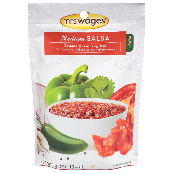 Doughs, Gelatins & Bake Mixes Mrs. Wages Salsa, Medium hero