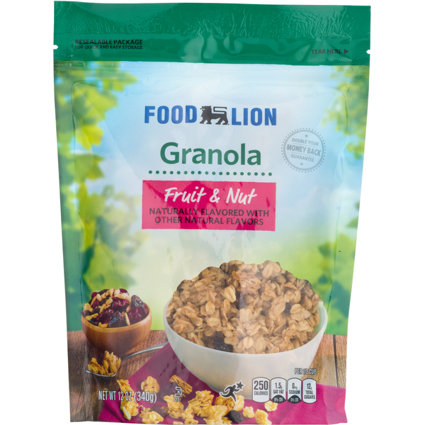 Cereal Food Lion Fruit & Nut Granola Cereal hero