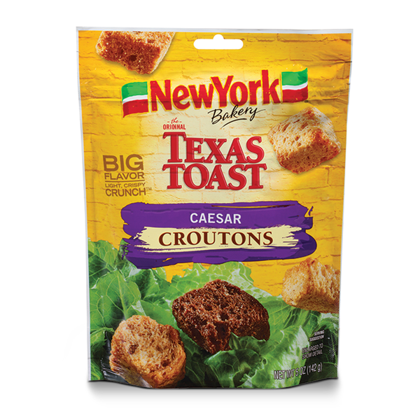 Salad Dressing & Toppings New York Bakery Croutons, Texas Toast, Caesar hero