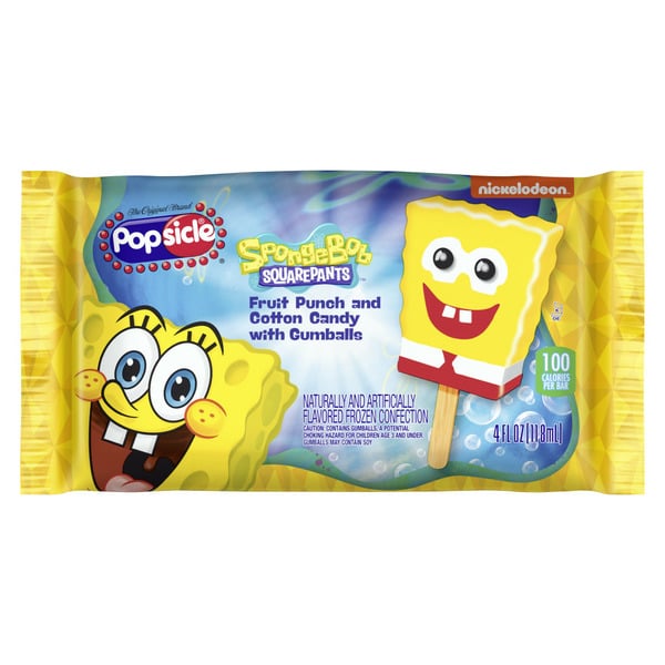 Ice Cream & Ice Popsicle Ice Pop Spongebob hero