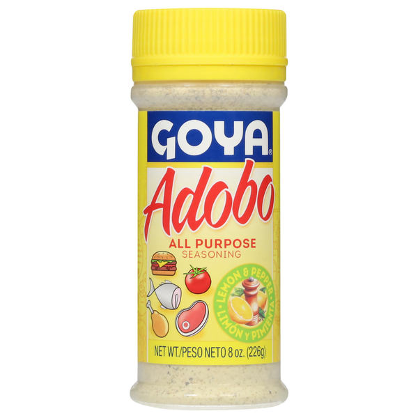 Spices & Seasoning Goya Seasoning, Adobo, All Purpose, Lemon & Pepper hero