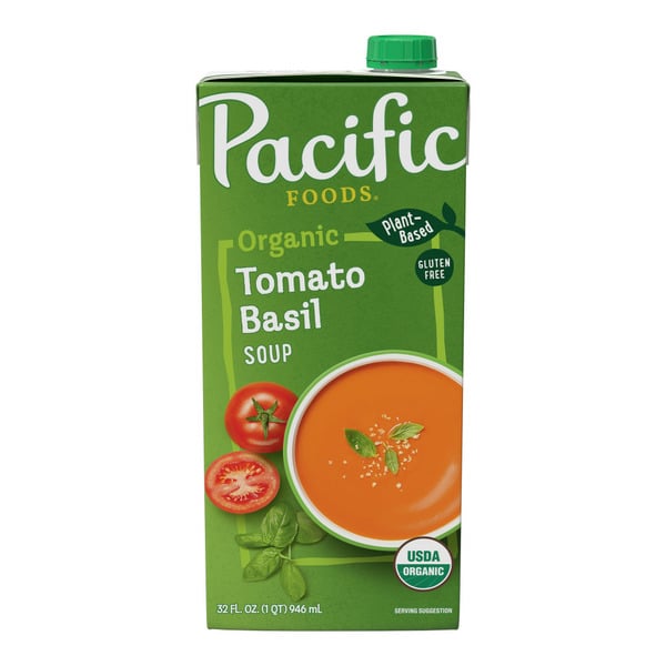 Soup, Broth & Bouillon Pacific Foods Organic Tomato Basil Soup hero