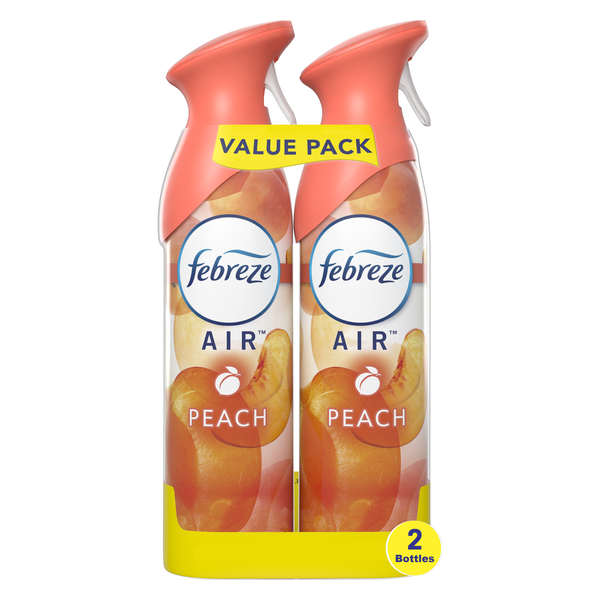 Air Fresheners & Candles Febreze Air Effects Odor-Eliminating Air Freshener Peach, Aerosol Can hero