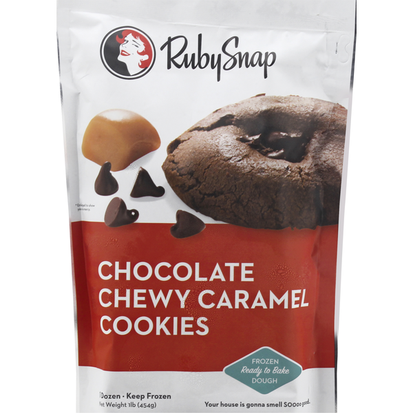 Cookies & Cakes RubySnap Cookies, Chocolate Chewy Caramel hero