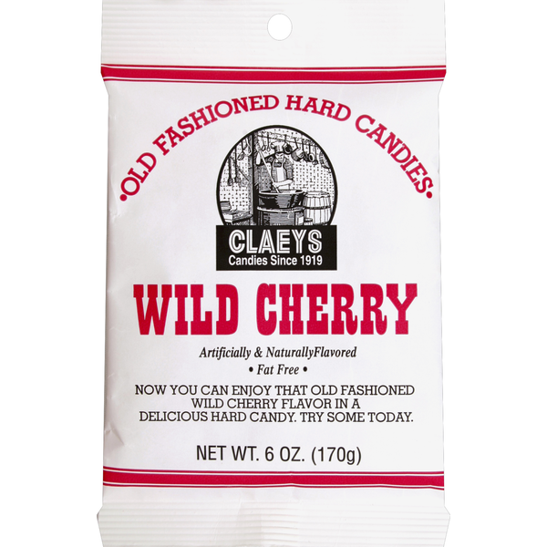 Candy & Chocolate Claeys Candy Hard Candies, Old Fashioned, Wild Cherry hero