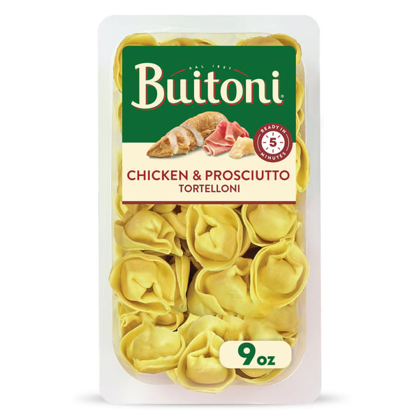 Fresh Pasta Buitoni Chicken and Prosciutto Tortelloni, Refrigerated Pasta hero