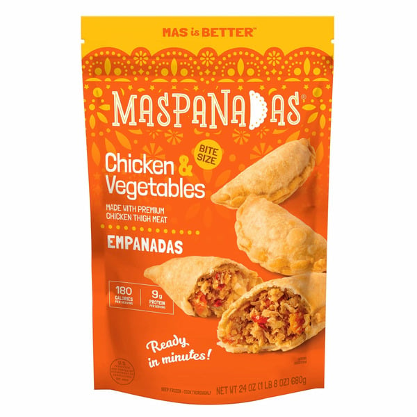 Frozen Appetizers & Sides Maspanadas Chicken and Vegetable Empanadas, 24 oz hero