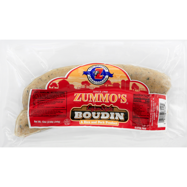 Hot Dogs, Bacon & Sausage Zummo Meat Company Boudin, Cajun Style hero