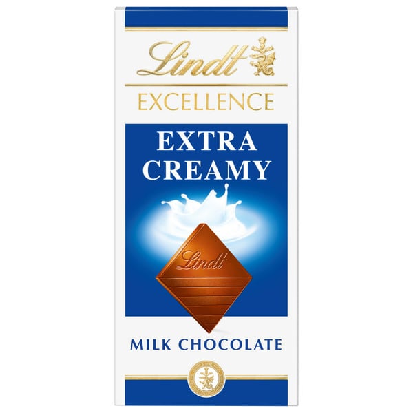 Candy & Chocolate Lindt Excellence Extra Creamy Milk Chocolate Candy Bar hero