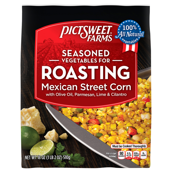 Frozen Meals Pictsweet Farms Mexican Street Corn, Seasoned hero