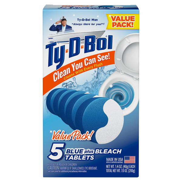 Ty-d-bol Blue Plus Bleach Tablets hero