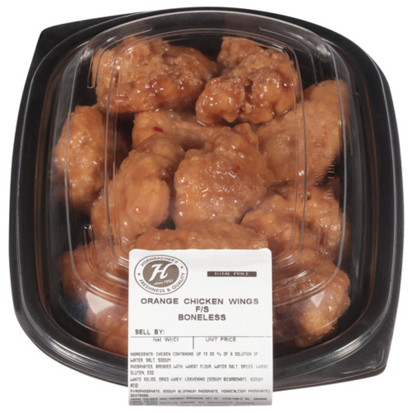 Poultry Quick & Easy Fresh Sliced Boneless Orange Chicken Wings hero