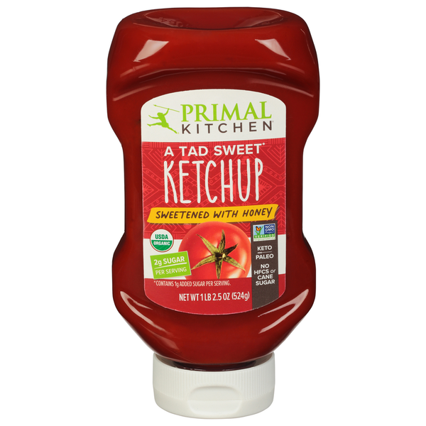 Condiments Primal Kitchen A Tad Sweet Squeeze Ketchup hero