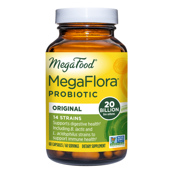 Digestion MegaFood MegaFlora® Probiotic Original, 20 Billion hero