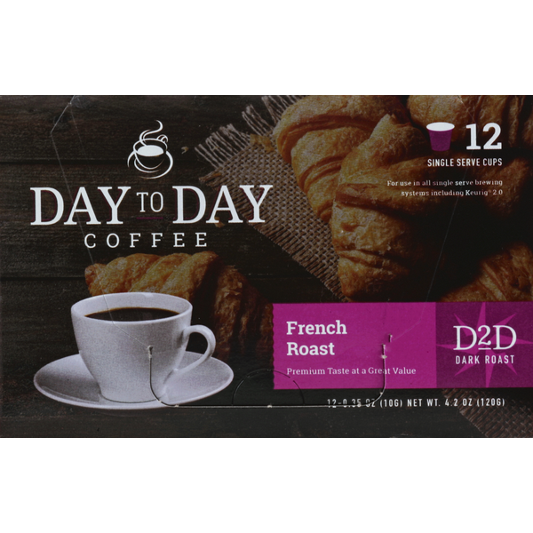 Coffee Day to Day Coffee, French Roast, Dark Roast hero