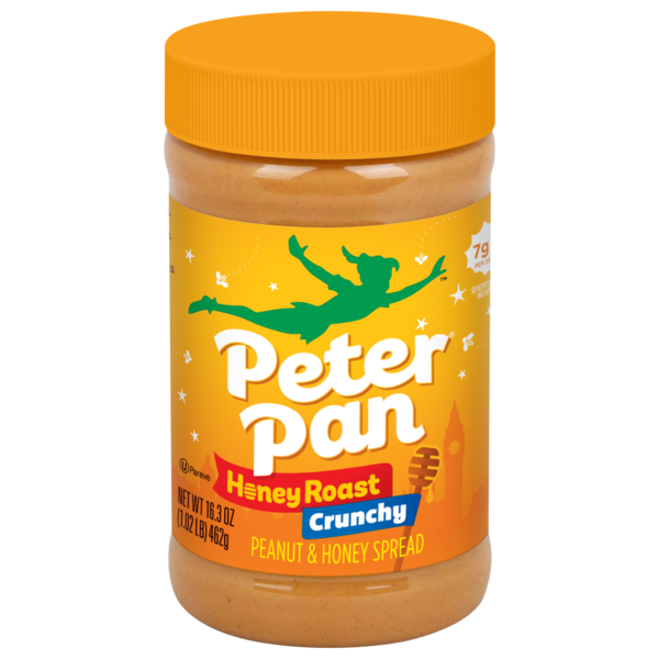 Spreads Peter Pan Honey Roasted Crunchy Peanut Butter Spread hero