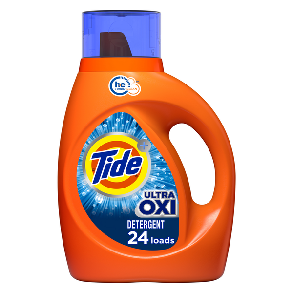 Dish Detergents Tide Ultra Oxi Liquid Laundry Detergent, 24 loads, HE Compatible hero